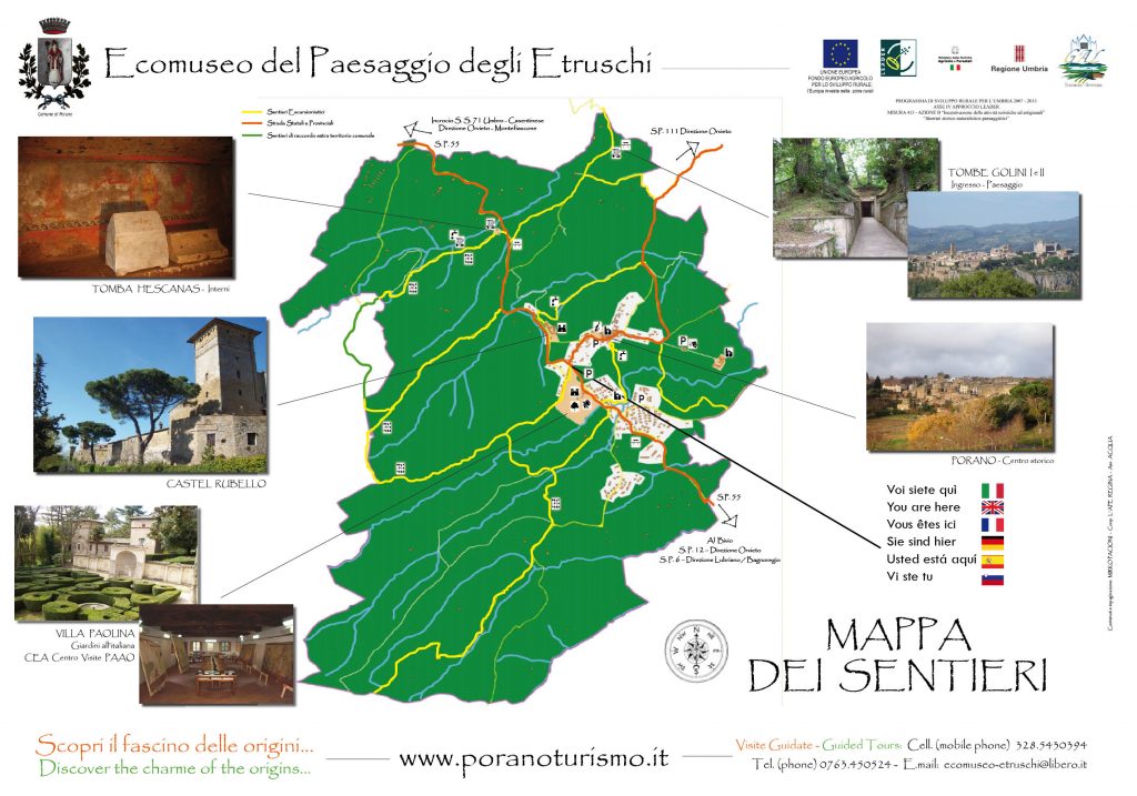 mappa sentieri eco