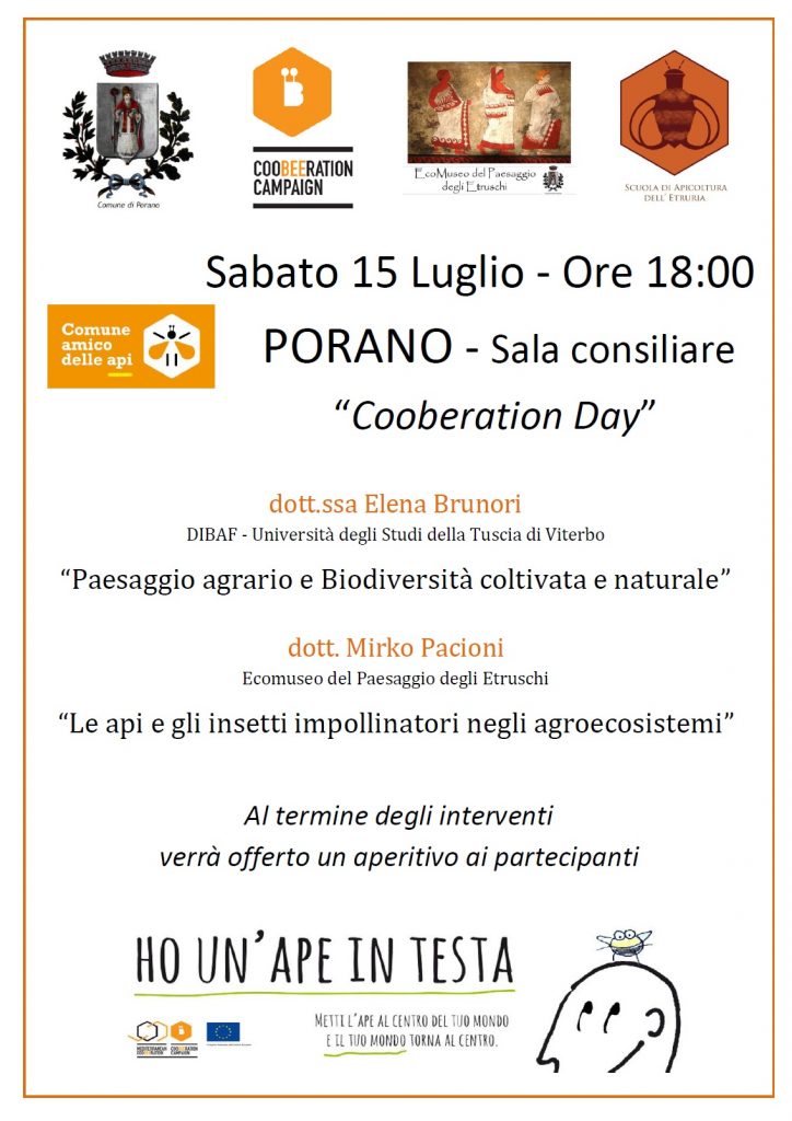 locandina porano 15 luglio coobeeration